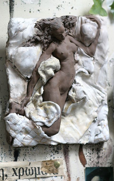 Sculpture de l'artiste Jean-Noël Lavesvre photographiée par Nathalie Barrus.
